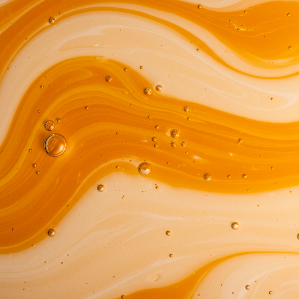 Orange and cream soda swirl